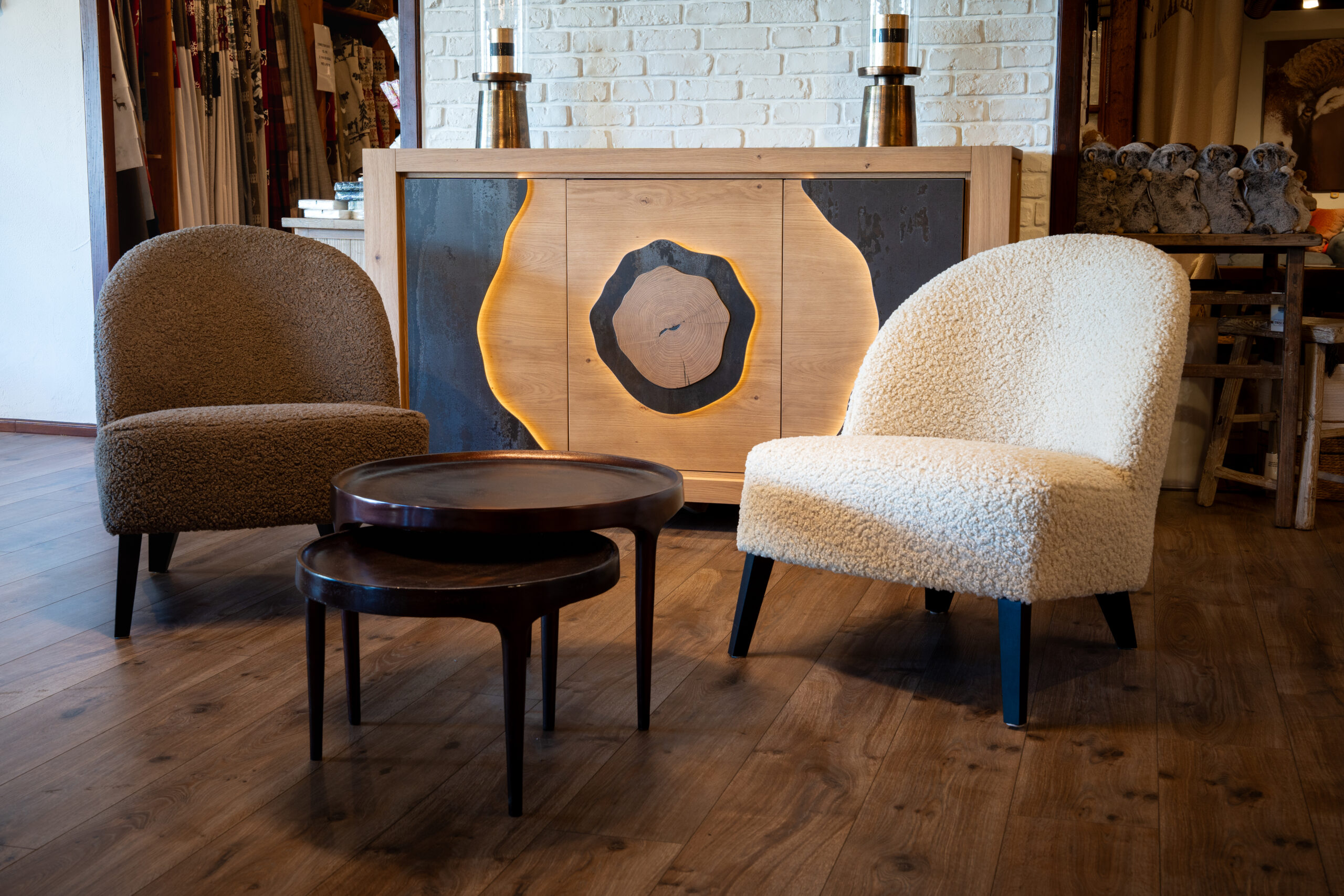 Trisconi Meubles - Salon canapé cuir
